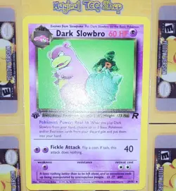Pokemon Dark Slowbro Team Rocket 1st Edition Non-Holo Rare 29/82 WOTC 2000 - Image 3