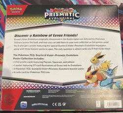 Pokemon TCG Scarlet & Violet Prismatic Evolutions Poster Collection Box Flareon - Image 2