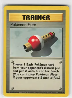 Pokemon Flute Base Set 086/102 Uncommon - Image 1