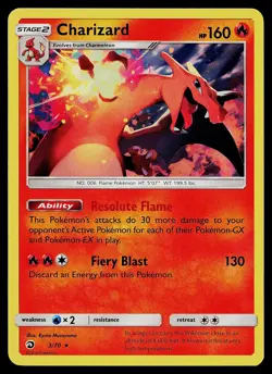 Pokemon Card - Charizard Dragon Majesty 3/70 Holo Rare - Image 1