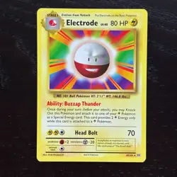 Electrode 40/108 Pokemon Evolutions XY Regular Rare Card LP/MP - Image 1