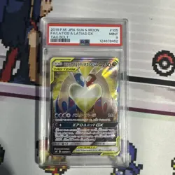 Latios And Latias’s Gx 105 Tag Bolt Pokemon Card PSA 9 Japanese Love Birds - Image 1