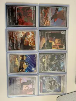 Pokemon TCG 8 Card Holo Lot - Talonflame, Raticate, Zekrom, Dedenne, Helioptile - Image 1
