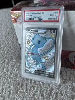 2024 Pokemon Paldean Fates # 216 Mew EX Shiny Ultra Rare PSA 10 Card! GEM MINT💎 - Image 5