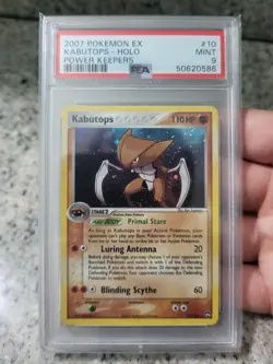 Kabutops ex Power Keepers Holo Rare Pokemon Card 10/108 Psa 9 - Image 1