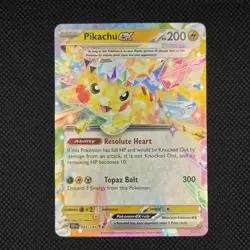 Pikachu ex 057/191 Double Rare Surging Sparks Pokemon Holo NM - Image 1