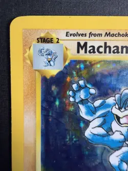 Pokemon TCG Machamp Base Set 8/102 1st Edition Holo Rare 1999 WOTC English - Image 3