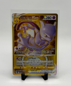 Mewtwo VSTAR GOLD (Secret Rare) 086/078 Pokemon GO Holo - Near Mint - Image 1