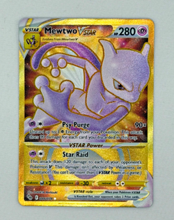 Mewtwo VSTAR GOLD (Secret Rare) 086/078 Pokemon GO Holo - Near Mint - Image 2
