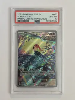 2023 Pokemon Center Paradox Rift Black Star Promo SVP EN 065 Scream Tail PSA 10 - Image 1
