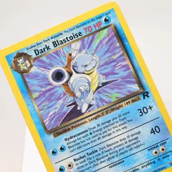 Pokemon TCG - Dark Blastoise 20/82 Team Rocket Rare WOTC - EXC - Image 1