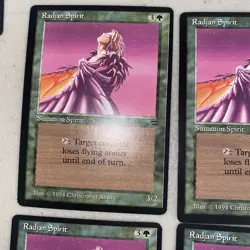 MTG Playset 4x Radjan Spirit (legends Green) lp - Image 2