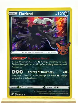 Darkrai 105/189 Holo Promo Trick or Trade BOOster Pokemon Holo Near Mint - Image 1