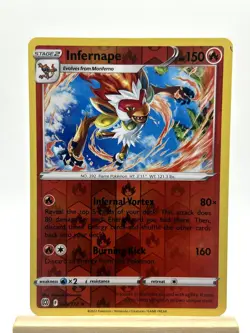 Infernape 026/172 Holo Rare Brilliant Stars Pokemon Reverse Holo Near Mint - Image 1