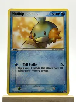 Mudkip 56/106 Common Emerald Pokemon Moderately Played - Image 1