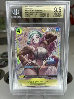 Jewelry Bonney P-113 Asia Mini Tin Vol. 2 One Piece Japanese BGS 9.5 - Image 1