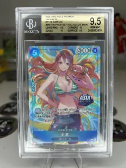 Nami P-112 Promo Mini Tin Pack Set Vol.2 One Piece Asia Promo Japanese BGS 9.5 - Image 1