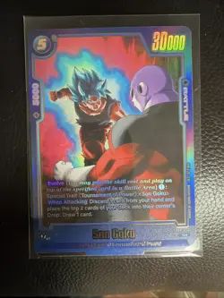 Son Goku FB09-036 Alternate Art Dual Evolution Dragon Ball Card English Fusion - Image 1