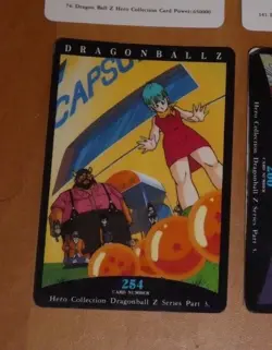DRAGON BALL Z DBZ HERO COLLECTION PART 3 CARD CARTE 254 MADE IN JAPAN ** - Image 1