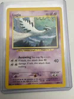 Pokemon Neo Revelation Lugia Pokemon Card 20/64 RARE ACTUALLY NM 🔥 - Image 2