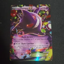 Gengar EX 34/119 XY Phantom Forces Holo Ultra Rare EX 170 HP Pokemon Card - Image 1