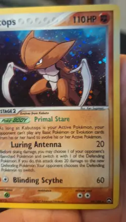 Kabutops 10/108 Holo Rare Ex Power Keepers Pokemon Card - Image 3