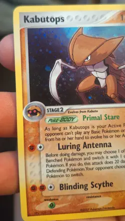 Kabutops 10/108 Holo Rare Ex Power Keepers Pokemon Card - Image 4