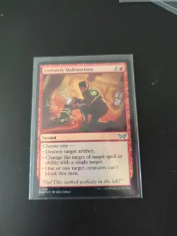 Untimely Malfunction (Foil) - MTG [Duskmourn: House of Horror] ~ NM - Image 1
