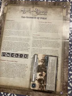 The Lord of the Rings Card Game LCG The Crossing of Poros Adventure Pack. Used. - Image 3