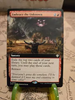 MTG Embrace the Unknown Commander: Outlaws of Thunder Junction Extended Art NM - Image 1