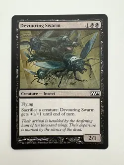 Devouring Swarm MTG Magic the Gathering Card NM Near Mint M12 - Image 1