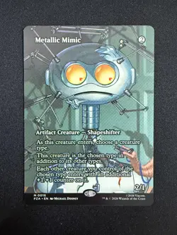Metallic Mimic BORDERLESS - TMNT (Magic) NM - Image 1