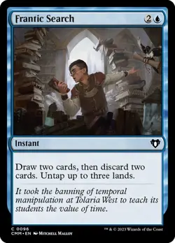 Frantic Search (EX/NM) Free Card Draw MTG Discount: 5+ Magic Cards - Image 1