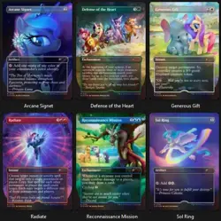 🐎 MTG My Little Pony Friendship Is Magic (Foil Secret Lair Cards) *PRESALE* 🐎 - Image 1