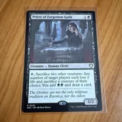 Priest Of Forgotten Gods - N/M - Secrets Of Strixhaven Magic The Gathering MTG - Image 1