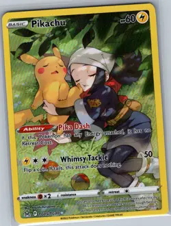 Pikachu TG05/TG30 SWSH11: Lost Origin Trainer Gallery - Pokemon Card - NM - Image 1