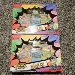 Pokemon TCG Ascended Heroes 2 Box Deluxe Pin Collection Promo - Image 1