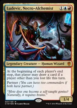 [1x] Ludevic, Necro-Alchemist - Foil Slight Play, English Commander 2016 MTG Mag - Image 1