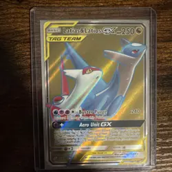 Pokemon Latias & Latios GX Full Art 169/181 Sm-Team Up Ultra Rare Holo 250 HP - Image 1