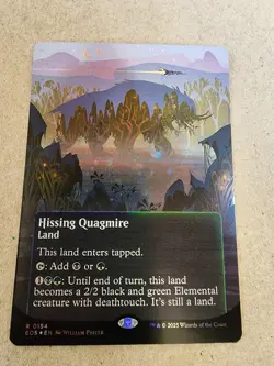 Hissing Quagmire - #154 (Borderless) (Galaxy Foil) Edge of Eternities - Mtg - Image 1
