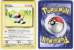 Porygon 39/102 Uncommon Base Set Unlimited Pokemon Lightly Played - Image 1