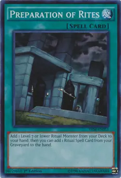 Yugioh! MP Preparation of Rites - THSF-EN053 - Super Rare - 1st Edition Moderate - Image 1