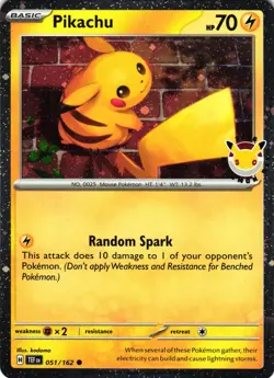 Pikachu (Pokemon Day 2026) 051/162 C Miscellaneous Cards & Products Pokemon - Image 1