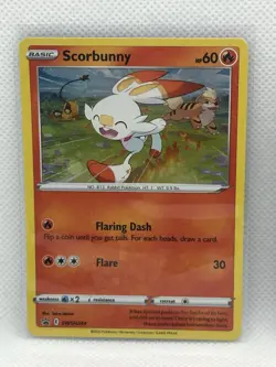 Scorbunny - (Cosmos Holo) SWSH244 SWSH: Sword & Shield Promo Cards Holo - Image 1