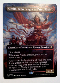 Alesha, Who Laughs at Fate (Borderless) - Foundations (FDN) - EN - R 0343 - Image 1