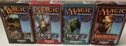 Magic: The Gathering Planeshift Nemesis Invasion Decks Red Blue Green - Image 1