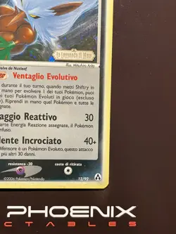 Rising Phoenix Pokemon - Shiftry 12/92 EX La Leggenda di Mew Holo Ita GD #0859 - Image 5