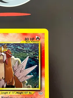 Rising Phoenix Pokemon - Entei 6/64 Neo Revelation Holo Good Eng #2629 - Image 3