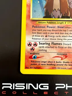 Rising Phoenix Pokemon - Entei 6/64 Neo Revelation Holo Good Eng #2629 - Image 4