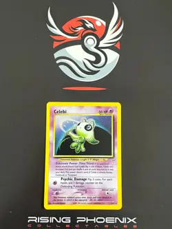 Rising Phoenix Pokemon - Celebi 3/64 Neo Revelation Holo Good Eng #2631 - Image 1